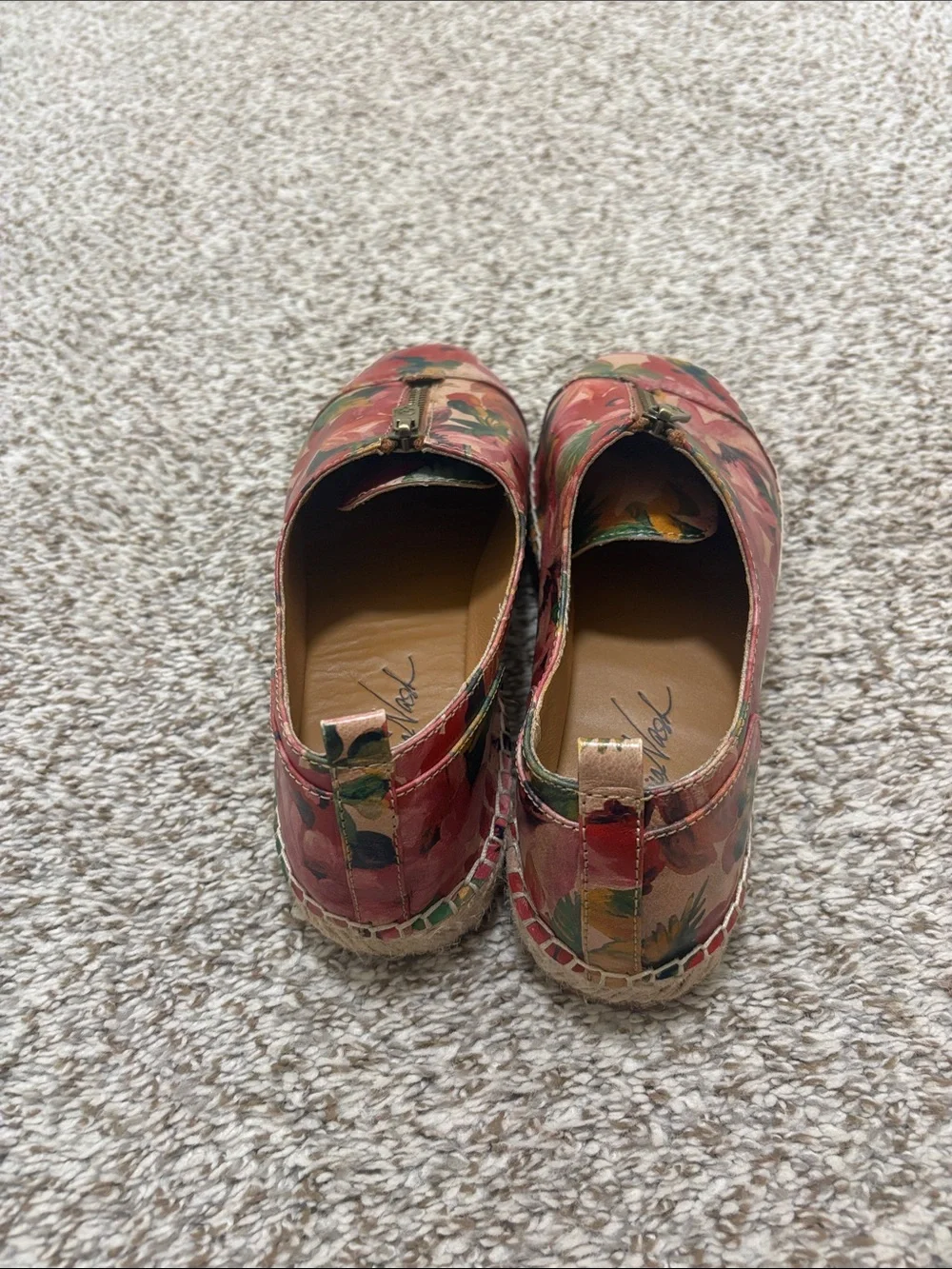 Patricia Nash floral leather shoes 8.5